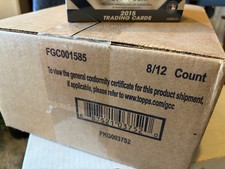 2015 Bowman Chrome Hobby Jumbo 8 Box Case - Factory Sealed, Double Boxed