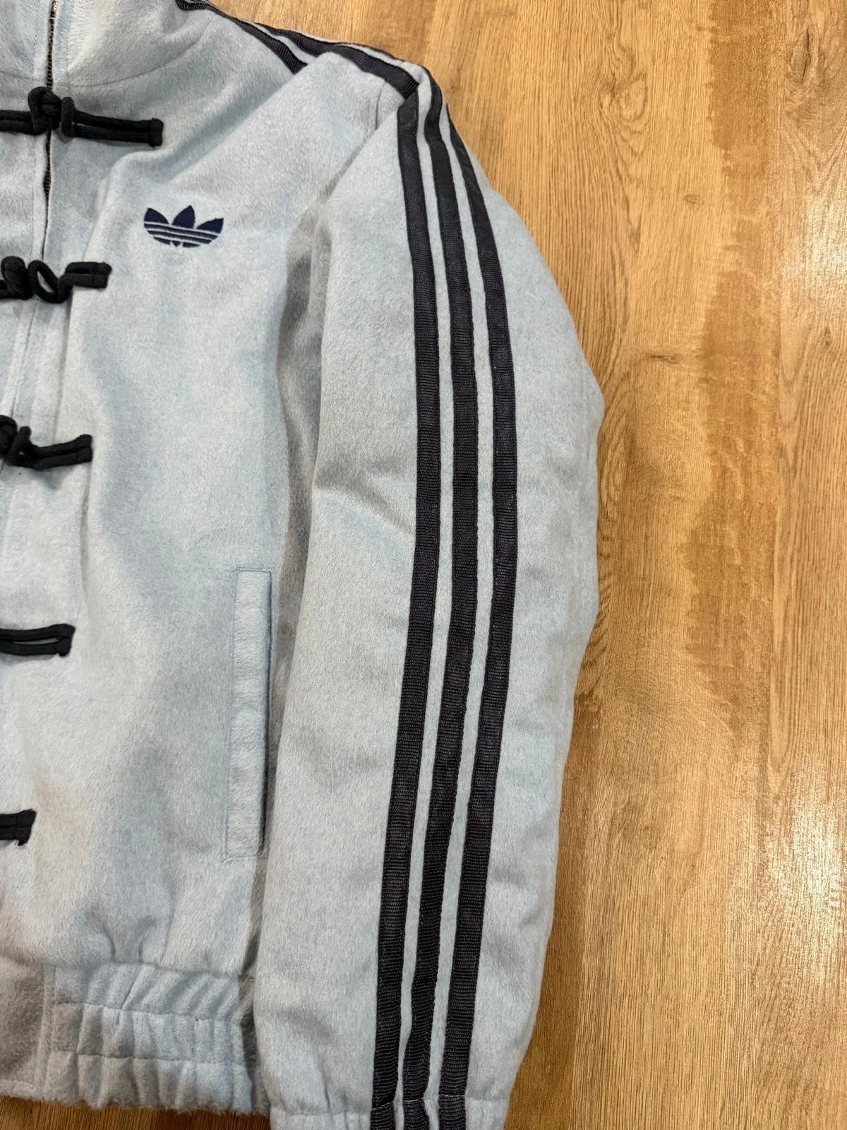 Adidas Original Light Blue Chinese New Year Tang Jacket | Size S - 2XL | New - product detail image 3