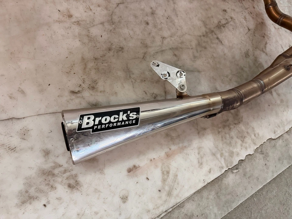 99-20 Suzuki Hayabusa 1300 BROCKS Alien Head 2 полная выхлопная система 14 дюймов глушитель - Изображение 2 из 4