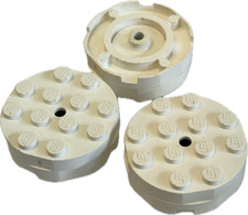 LEGO VINTAGE Turntables 4 x 4 Complete, Faceted : Part x3