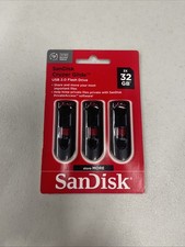 3-Pack SanDisk 32GB Cruzer Glide USB 2.0 Flash Drive (3x32GB) SDCZ60-032G-AW463