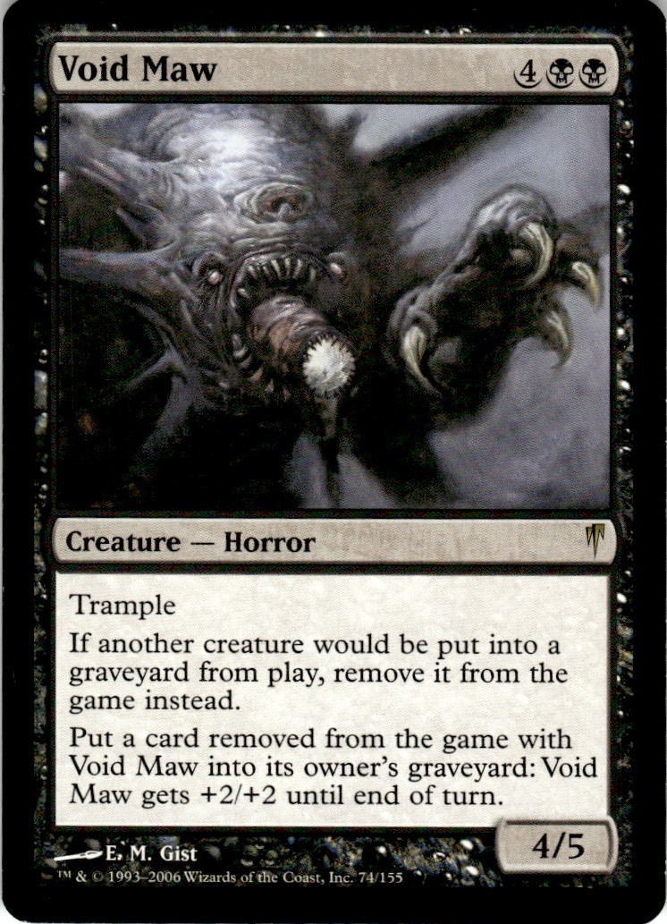 2006 Coldsnap Magic The Gathering Void Maw 74/155 LP