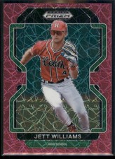 2022 Panini Prizm Draft Picks Jett Williams Neon Pink Velocity #PDP14