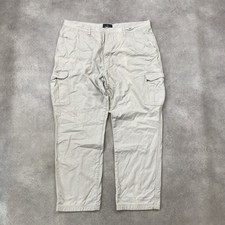 Redhead Cargo Trousers Mens 44" Blanket Lined Relaxed Fit Pants, Beige