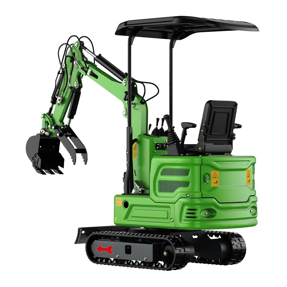 Free Ship Mini Excavator 1 Ton Digger 13.5hp Gas Tracked Crawler B&S EPA Engine