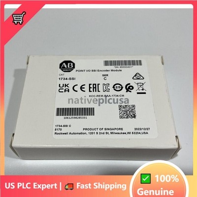 1PC AB 1734-SSI AB AB POINT I/O SSI Encoder Input Module Sealed US Free Tax