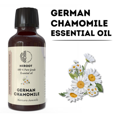 Heroot German Chamomile Essential Oil | Pure Chamomile Oil | Aromatic DIY Use