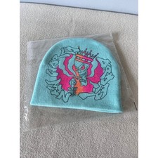 Supreme New World Order Skullcap Beanie - Aqua Blue - NEW