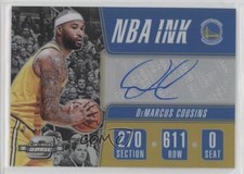 2018-19 Panini Contenders Optic NBA Ink 29/49 DeMarcus Cousins #NI-DMC Auto s3g