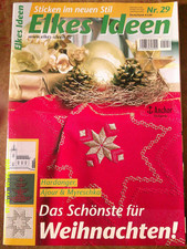 Elkes  Ideen Sticken im neuen Stil Hardanger, D. Schönste f. Weihnachten Nr.  29