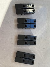Hettich 46080 Keku Type Panel Clips Pack of 8x, Black Brand New