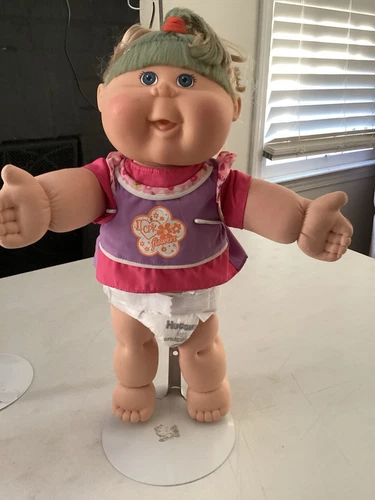 Punk Rock Cabbage Patch Doll With Blue Green Bangs 2007