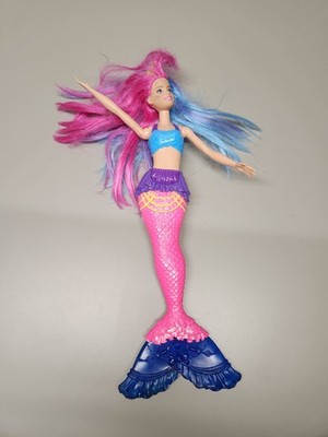 14'' Mermaid Dreamtopia Barbie Doll Action Figure Toy Model Mattel Pink Blue Hair
