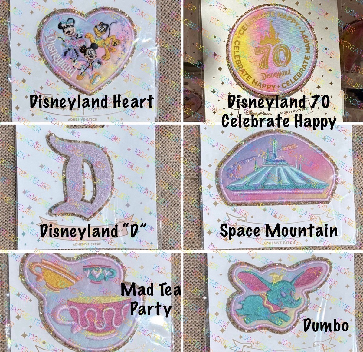 New 2025 Stoney Clover Lane Disneyland 70th Anniversary Patch *All