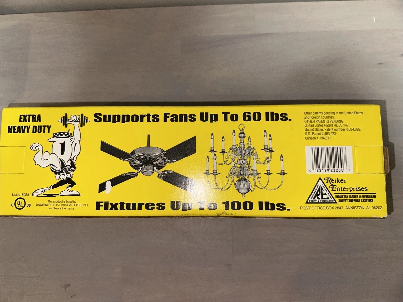 NEW Reiker 22200 Super Fan Brace System for Ceiling Fan Support & Electrical NIB
