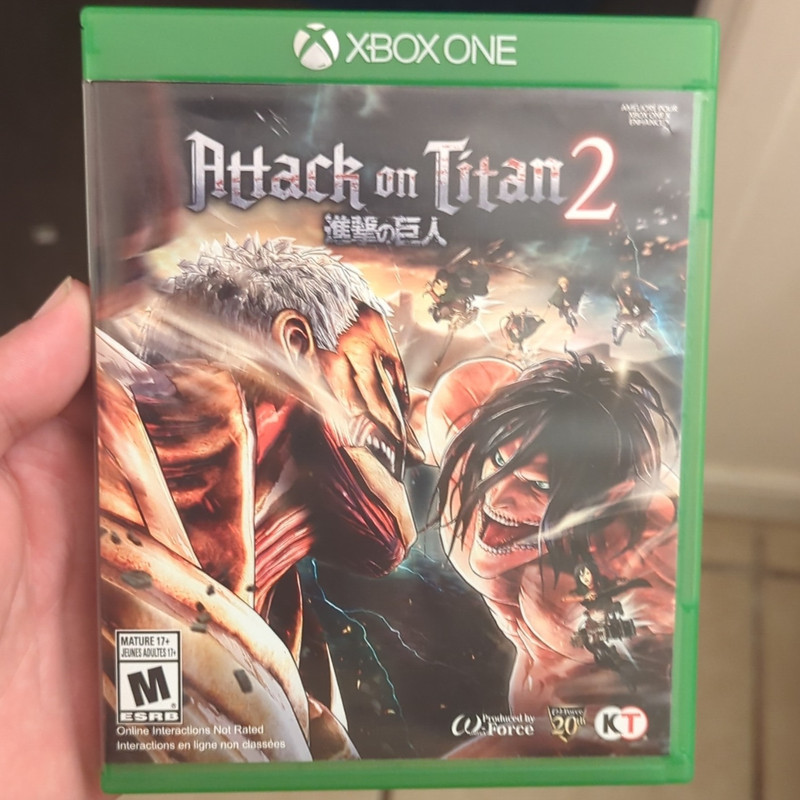 Attack on Titan 2 Microsoft Xbox One NTSC-U/C M 2018 Koei Tecmo Multiplayer