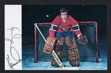 Ken Dryden Montreal Canadiens Signed Autograph 1975 Team Issued Goalie Postcard 