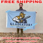 Atlanta Gladiators Flag Banner 3X5 ft East Coast Hockey League Fan Home Decor