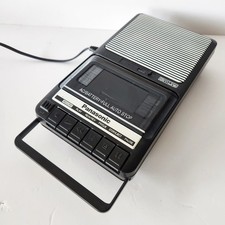Vintage Panasonic Slim Line RQ-2102 Cassette Tape Recorder Working w/ Adapter
