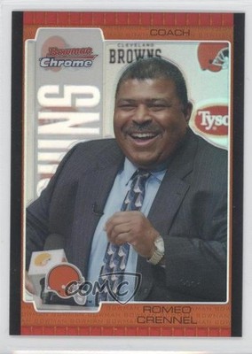 2005 Bowman Chrome Bronze Refractor 10/150 Romeo Crennel #57 Rookie RC f1i