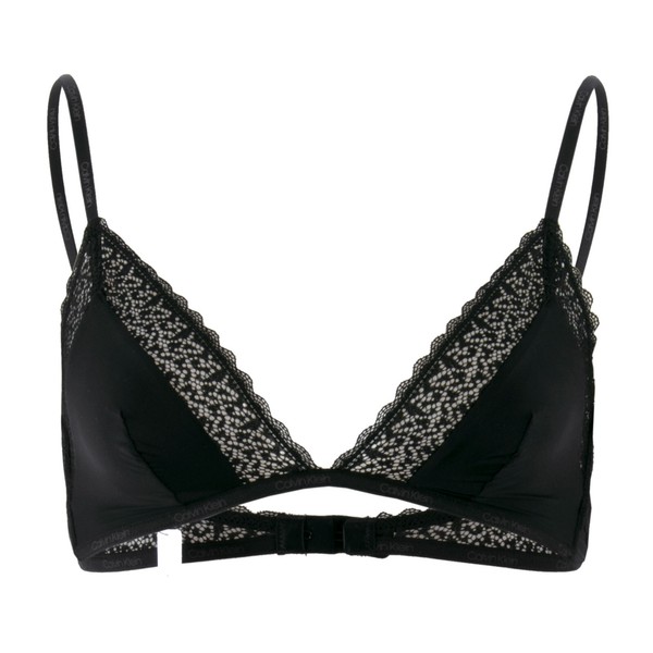 Calvin Klein Damen Bh 000QF5149E Unlined Triangle Schwarz / Xs (2XS) / Bralette-image