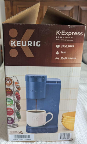 Keurig K-Express Essentials *NUOVO* Macchina da caffè a cialde K-Cup monodose (BLU) - Foto 9 di 16