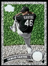 2011 Topps Diamond Anniversary Sergio Santos #US269 Chicago White Sox Silver