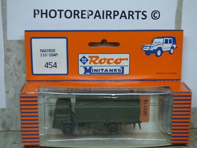 Roco Minitanks  1/87 Modern German Magirus 110-16AM Cargo Truck Lot #6912K 
