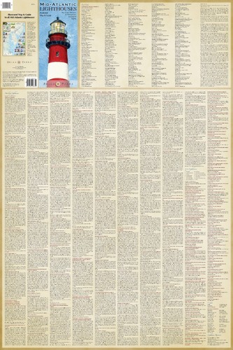 Mapa y guía ilustrados de faros del Atlántico Medio - NJ, PA, DE, MD, VA, DelMarVa - Imagen 6 de 12