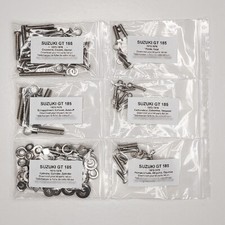 SUZUKI GT 185 1973-1978 Kit n°1 vis CRUCIFORME inox moteur GT185