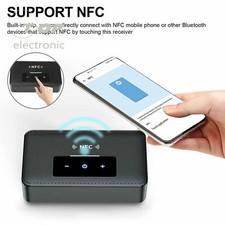 Bluetooth 5.0 RCA Audio Receiver Transmitter 3.5mm AUX NFC Wireless Adapter
