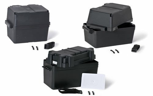 Batteriekasten 450x288x238mm - Sicherer Batteriebox Aus Kunststoff Mit Halteband