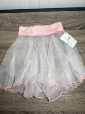 NOS NEW MAJOR MOTION DANCEWEAR Dance Wear SKIRT Chiffon Pink CHILD MEDIUM 8-10