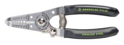 Greenlee 1916-SS Stainless Steel Wire Stripper (10-20AWG)