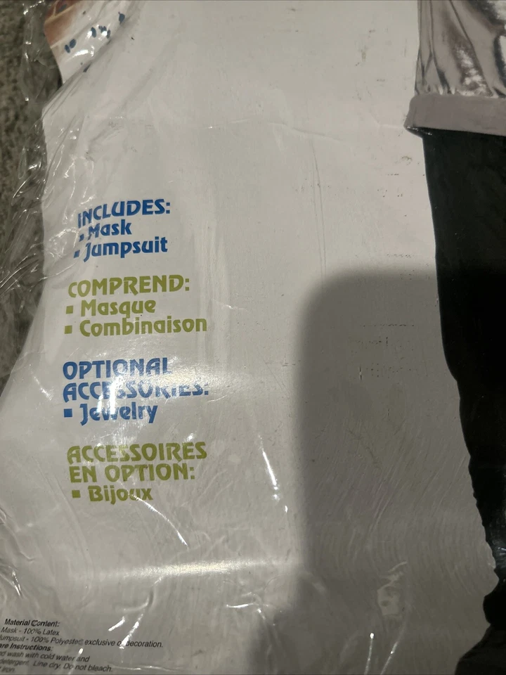 Forum Novedades - Disfraz de hamsta hip hop para hombre - Talla única - Divertido - Negro/Plateado Foto 2 de 3