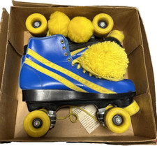 Colt Roller Great Skates - Men's US 9 Women 11 Vintage 1980, Blue/Yellow