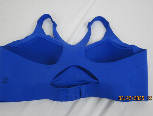 All in Motion Women's Sculpt High Support Embossed Sports Bra Blue M - Picture 7 of 15