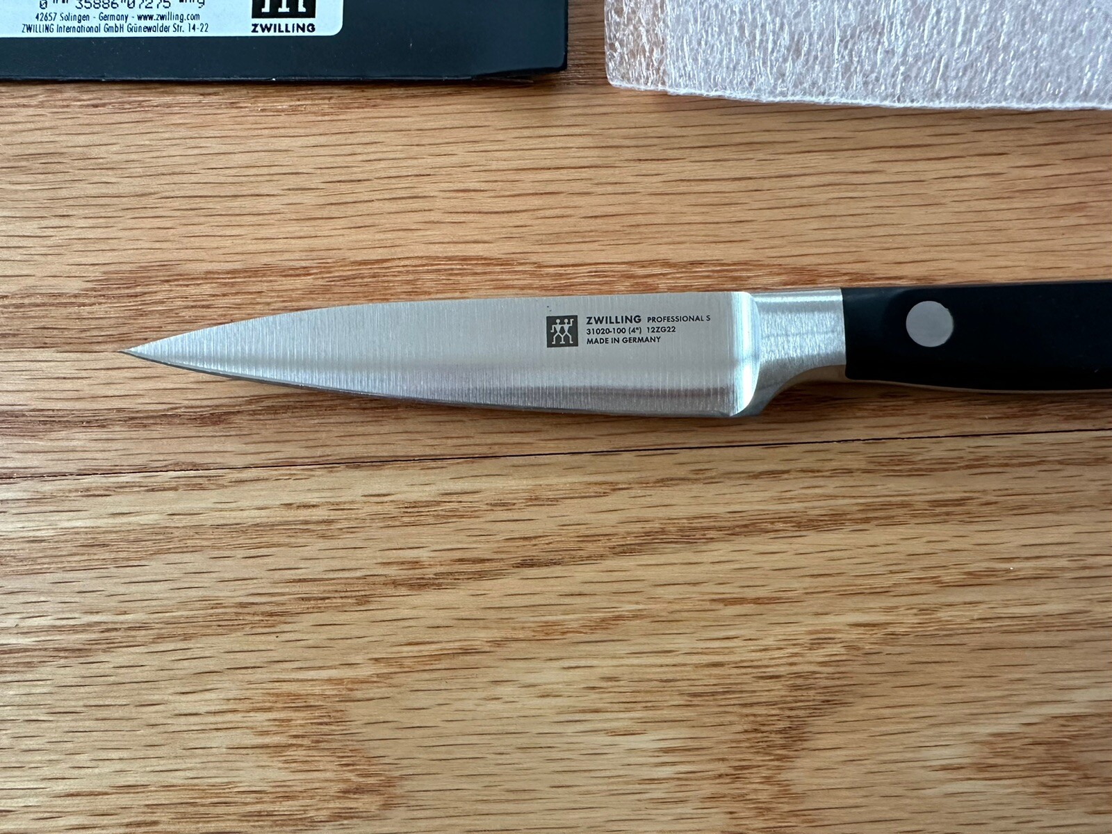 ZWILLING Professional "S" 4inch Paring Knife eBay