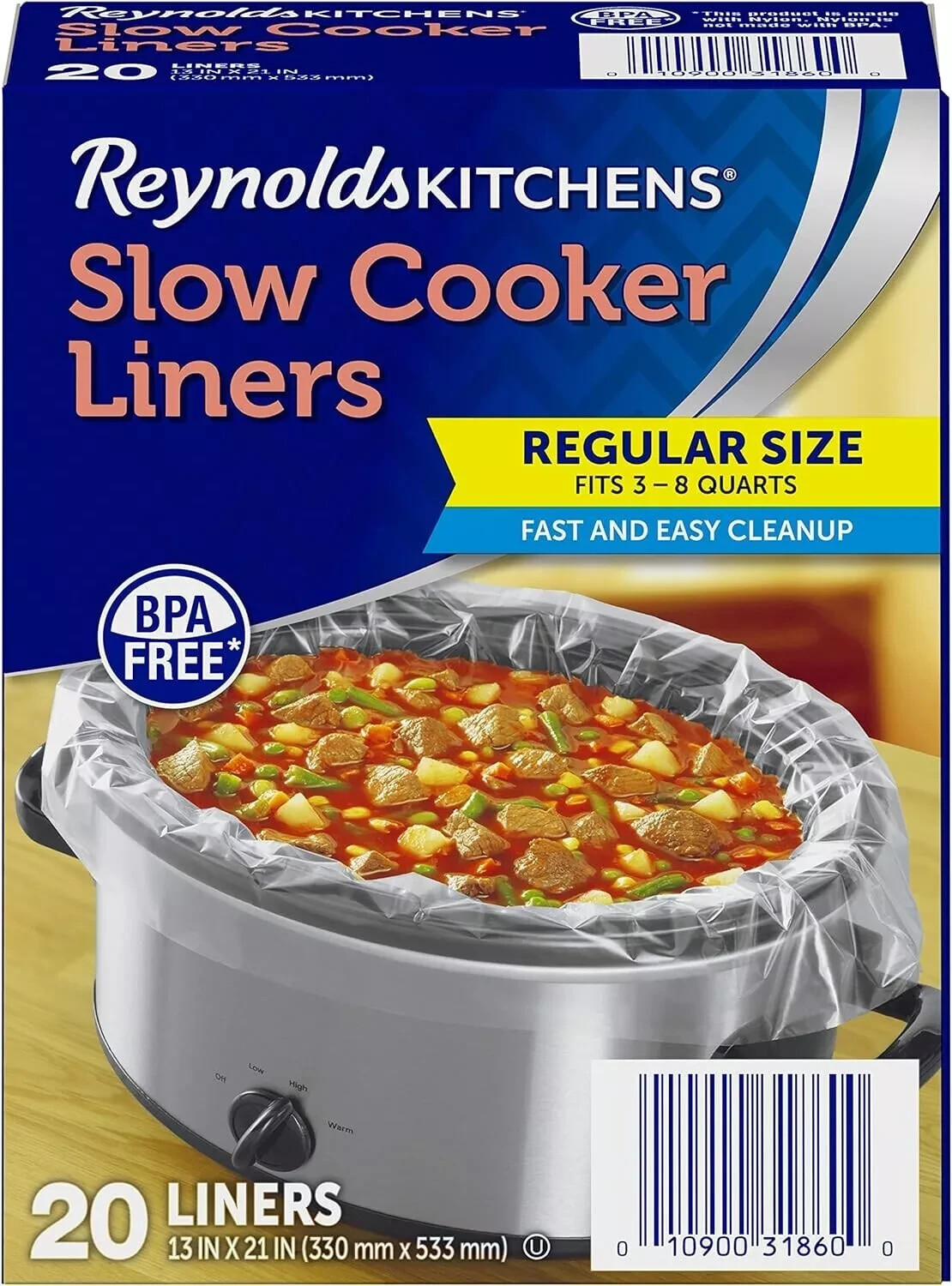 Slow Cooker Liners Kitchen Chef Recipes Crock Pot Cook Liner