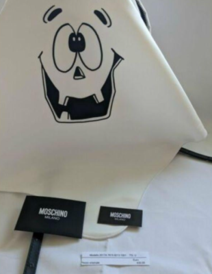 SS20 MOSCHINO Couture Jeremy Scott White Pumpkin Face Ghost Backpack Trick/Chic SS20 MOSCHINO Couture Jeremy Scott White Pumpkin Face Ghost  main image 4