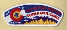 JSP  - Denver Area Council - Mint - Nat'l Jamboree 1989  - CO  -
