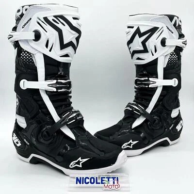 STIVALI ALPINESTARS TECH 10 WHITE BLACK