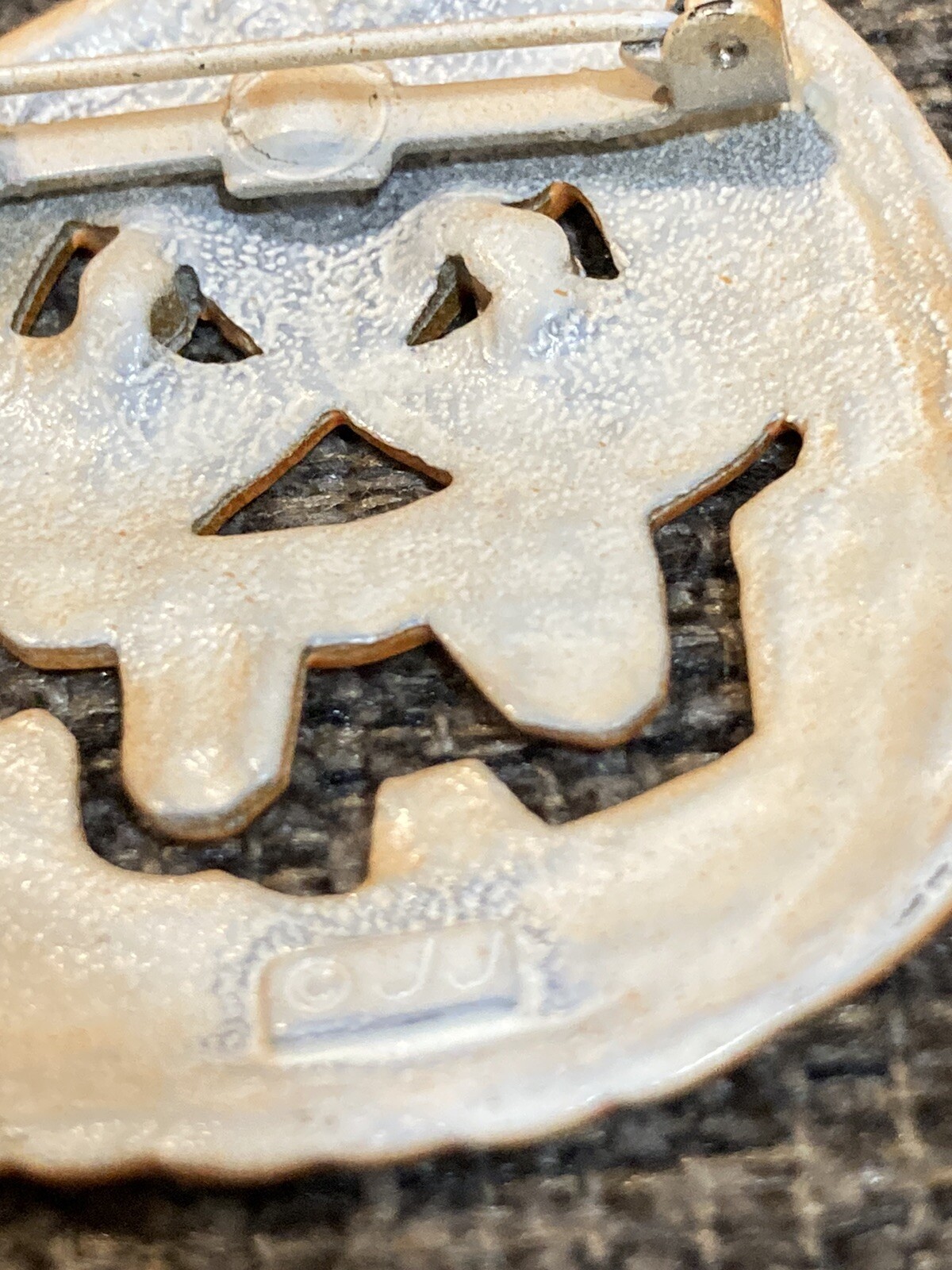 Vintage Halloween 2 Pins Brooches JJ JackoL… Gem