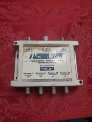 Perfect Vision PVMS-4EP Multi Switch Satellite Receiver Splitter