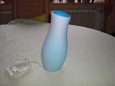 IKEA Vasenlampe Mylonit Glas hell blau - Lampe Leuchte Tischlampe hellblau 