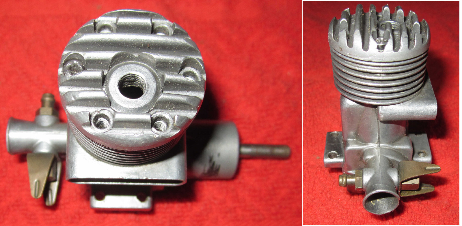 VINTAGE MCCOY ENGINE PLUS A BUNCH OF EXTRA ENGINE AND COX TETHER CAR