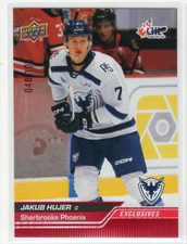 Jakub Hujer 23-24 Upper Deck CHL Exclusives /100 #182 Sherbrooke Phoenix