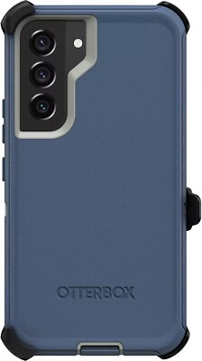 NEW Case For Samsung Galaxy S24 5G OtterBox Defender Series + Clip - Blue White