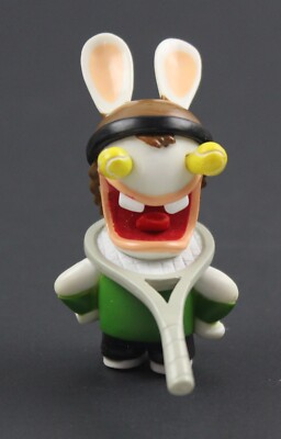 2000s RAVING RABBIDS PVC Figure 2.25'' (6 cm) Original Ubisoft Video Game Item #4