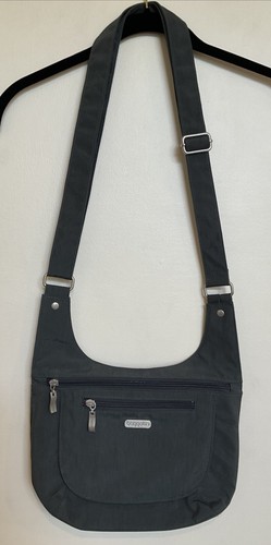 Women's Crossbody Bag, Baggallini Criss Cross Crossbody black Purse Handbag